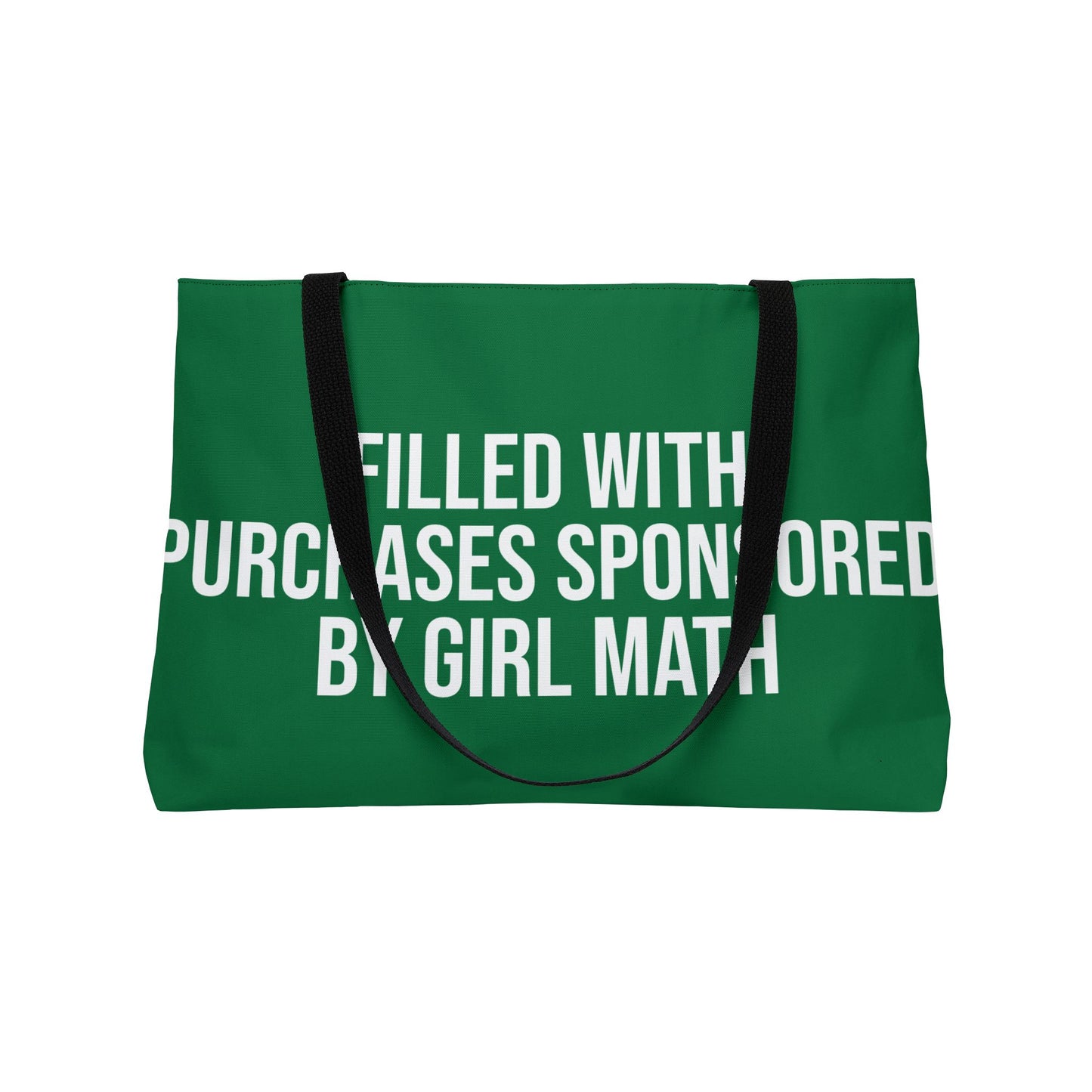 Girl Math Weekender Tote