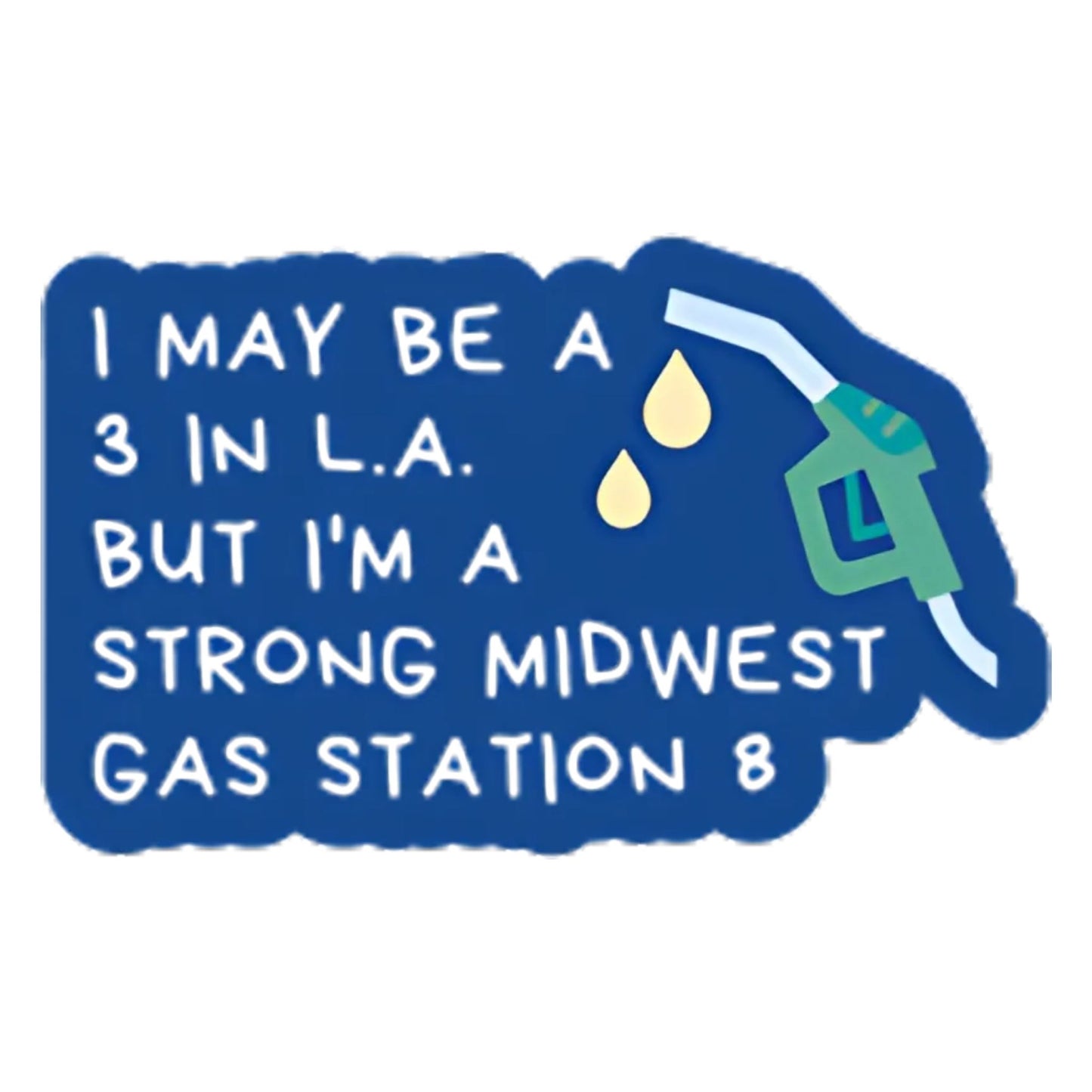 I'm a Midwest 8 Sticker
