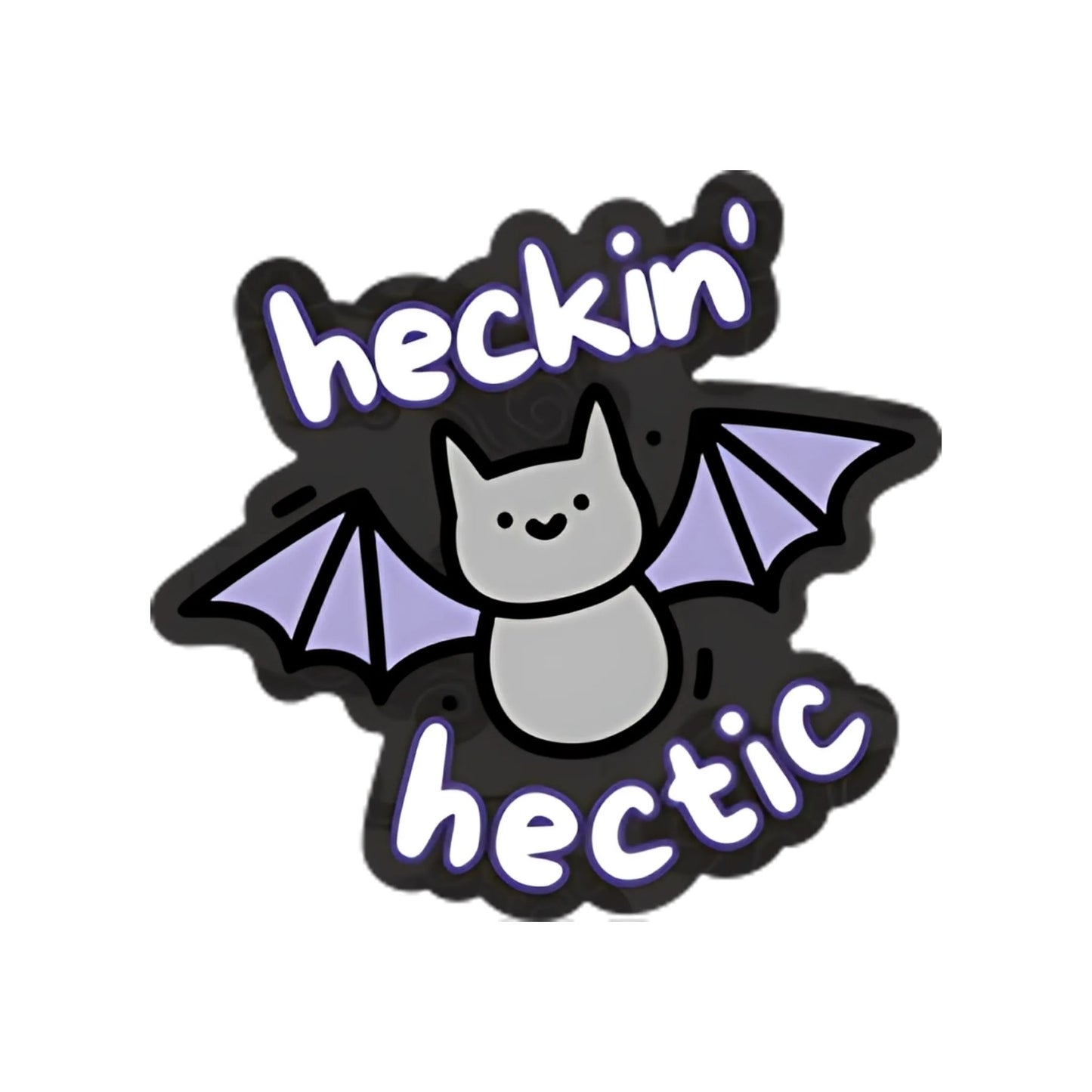 Heckin' Hectic Bat Sticker