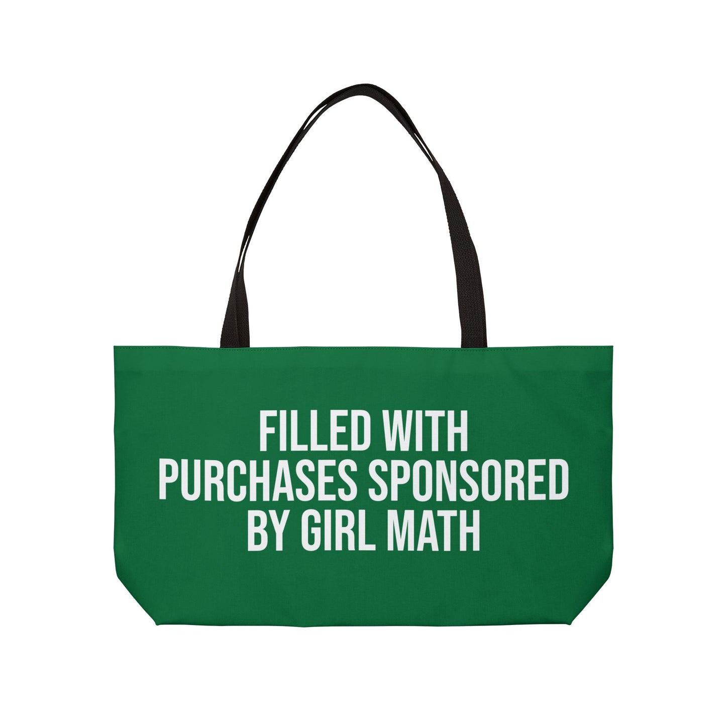Girl Math Weekender Tote