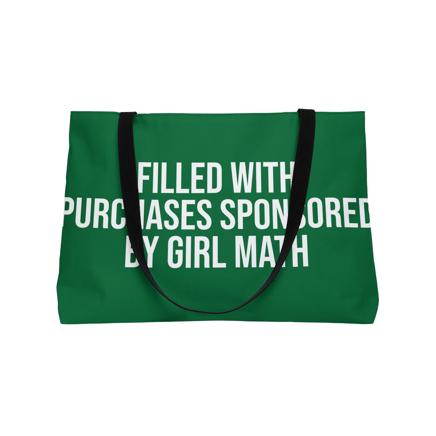 Girl Math Weekender Tote