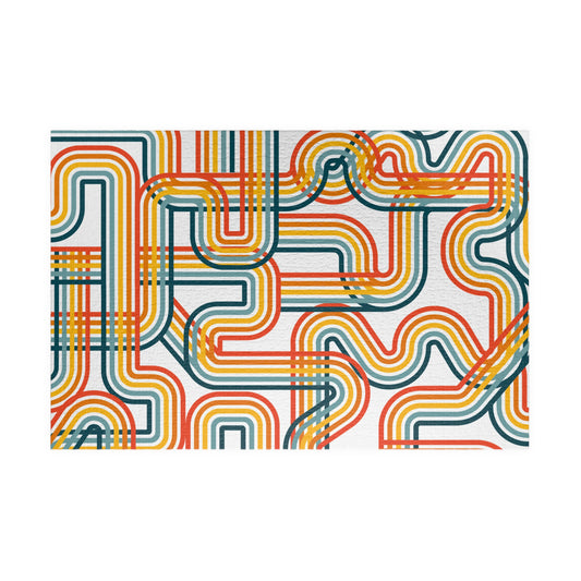Retro Rainbow Road Puzzle