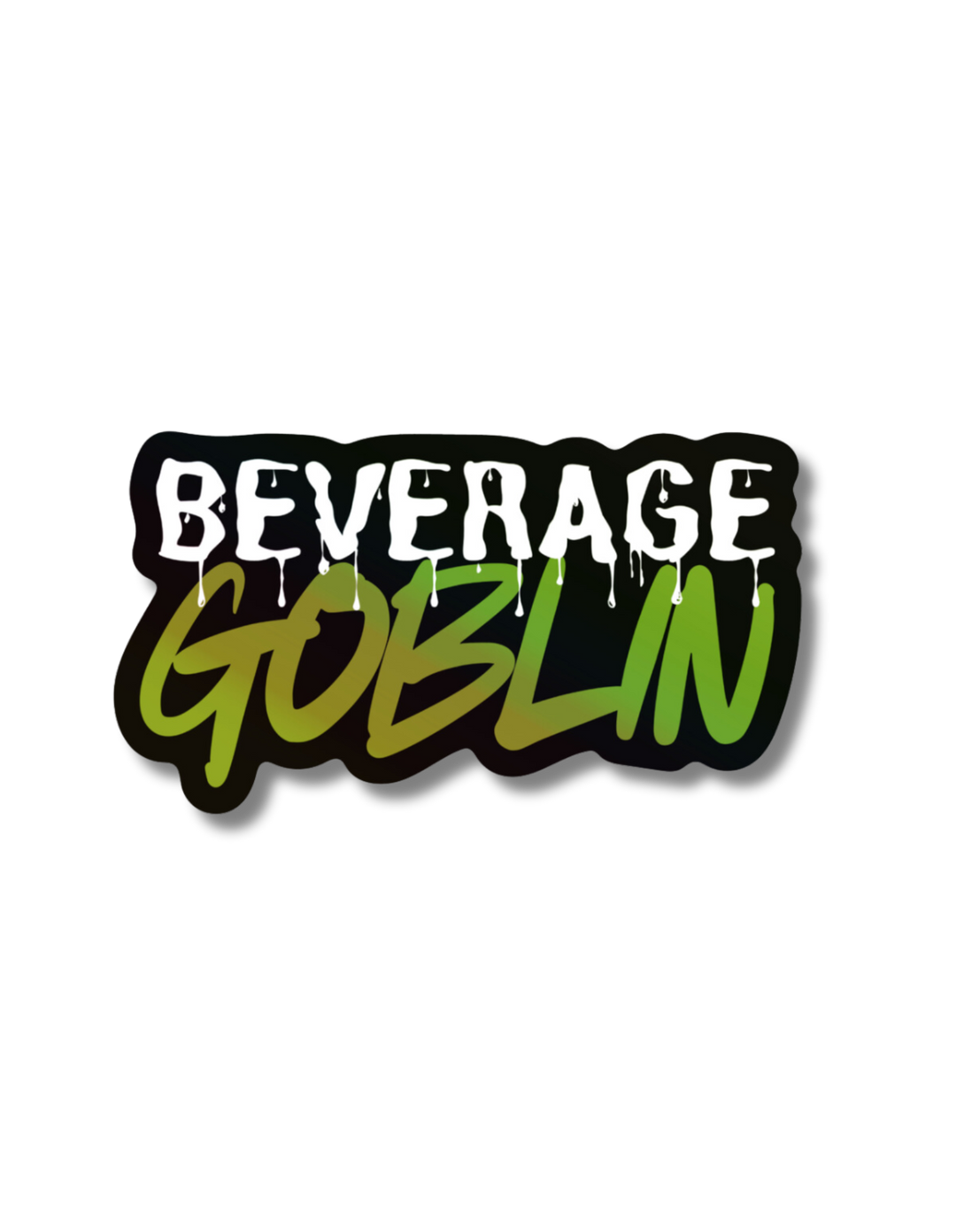 Beverage Goblin Holographic Sticker