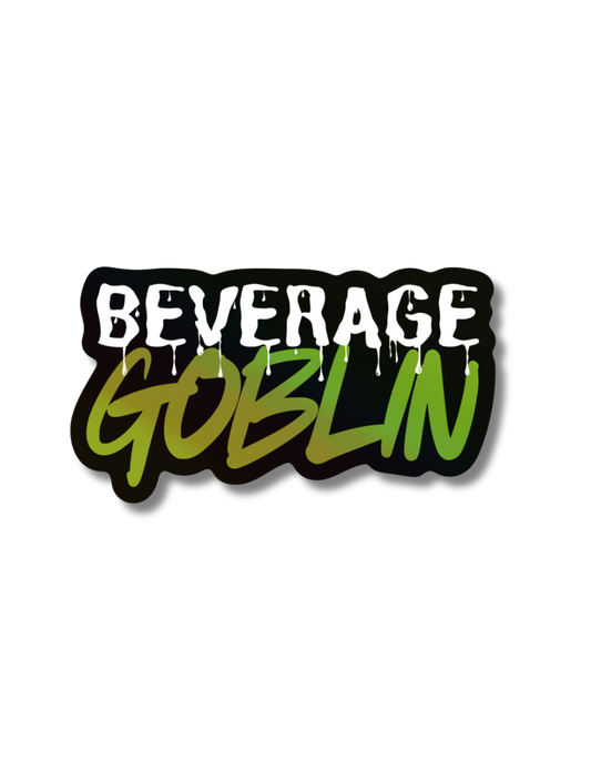 Beverage Goblin Holographic Sticker