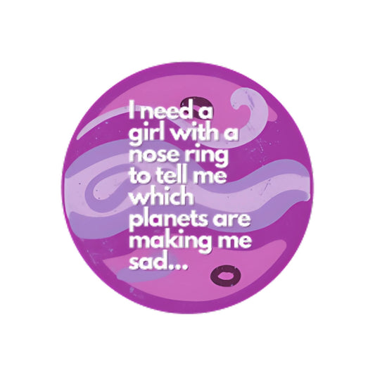 Which Planets Are Making Me Sad Sticker