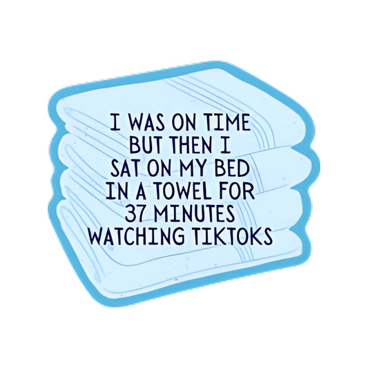Towel Time Sticker