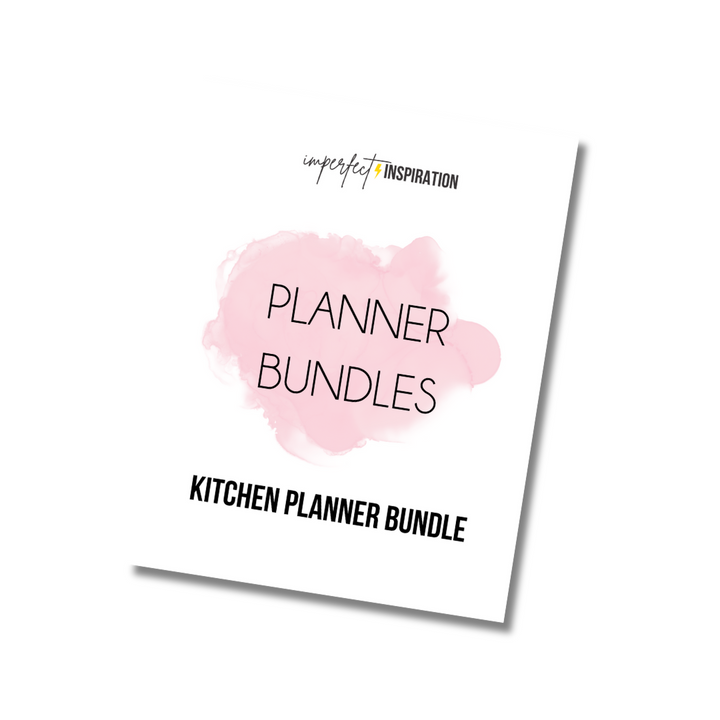 Kitchen Planner Bundle Printable Digital Download