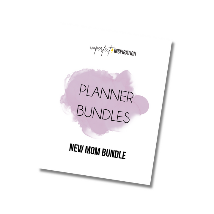 New Parent Planner Bundle Printable Digital Download