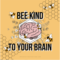 Bee Kind to Your Brain Magnet