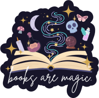 Books Are Magic Sticker