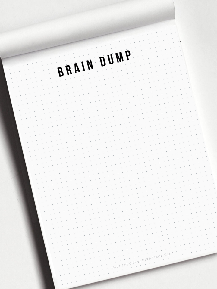 Brain Dump Grided Jotter