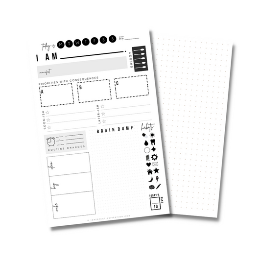 Mini Daily ADHD Planner Printable Digital Download
