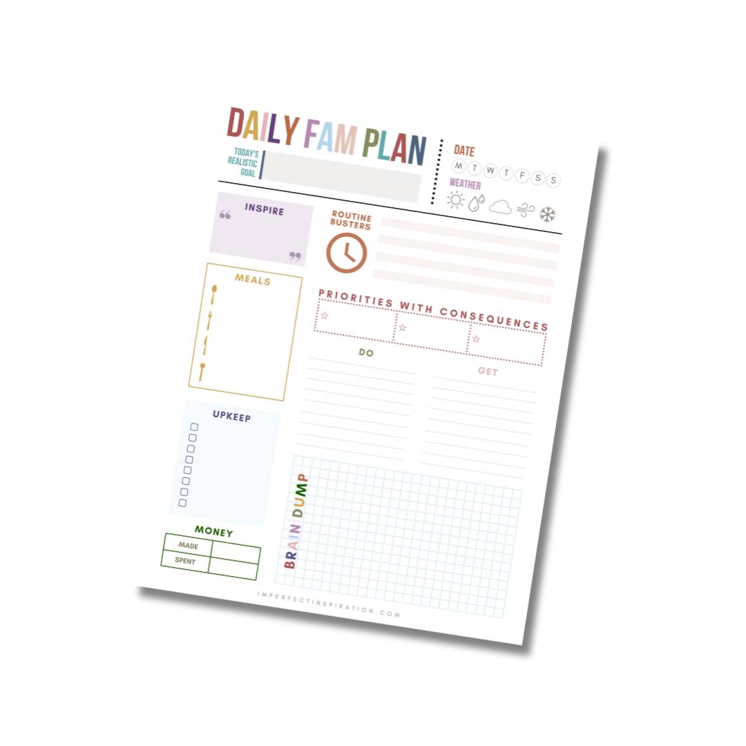 Family Life Planner - Digital Download