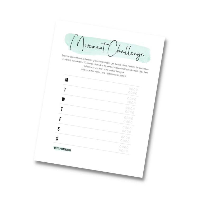 Movement Challenge Digital Download