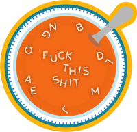 F*ck This Sh*t Soup Bowl Sticker