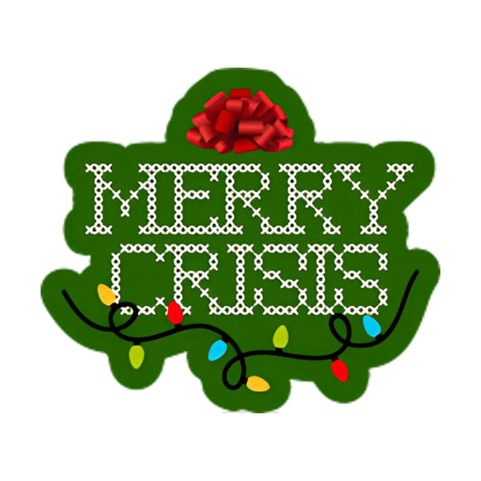 Merry Crisis Sticker