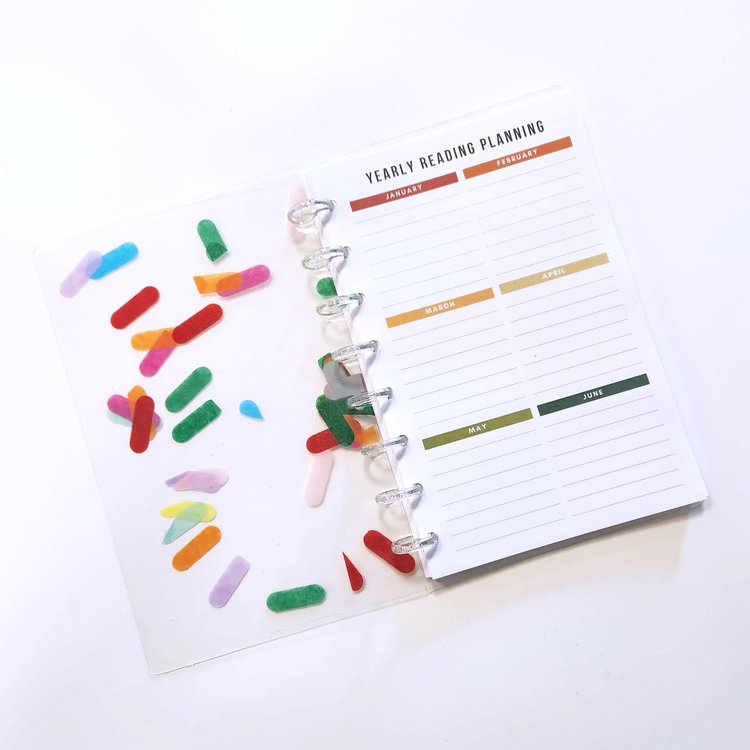 Half Size Discbound Custom Planner Add-On Pages - 5.5x8.5" Planner Pages