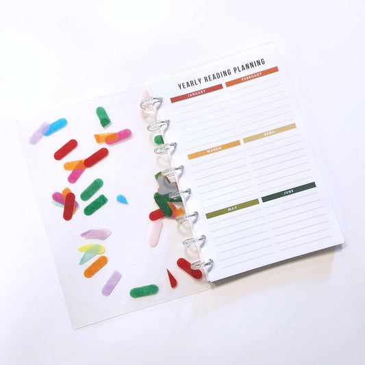 Half Size Discbound Custom Planner Add-On Pages - 5.5x8.5" Planner Pages