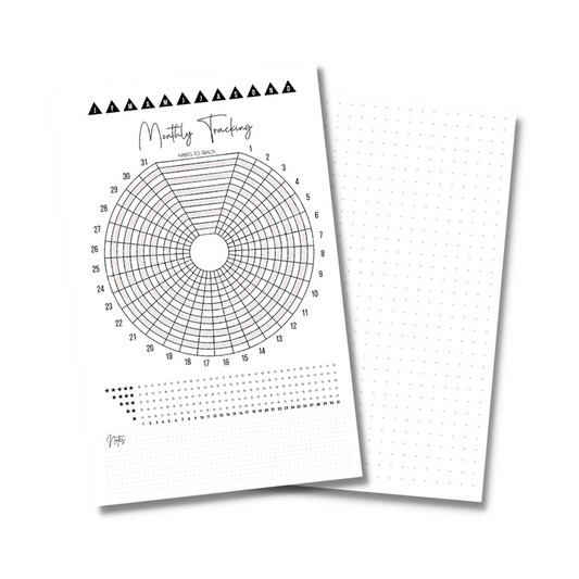 Mini Monthly Habit Tracker Digital Download