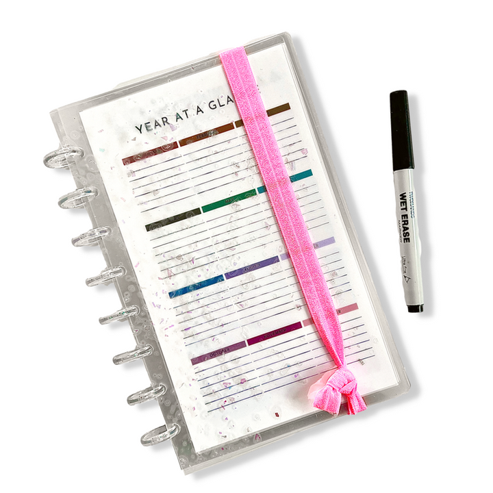 Mini Reusable Wet Erase ADHD Planner Workbook