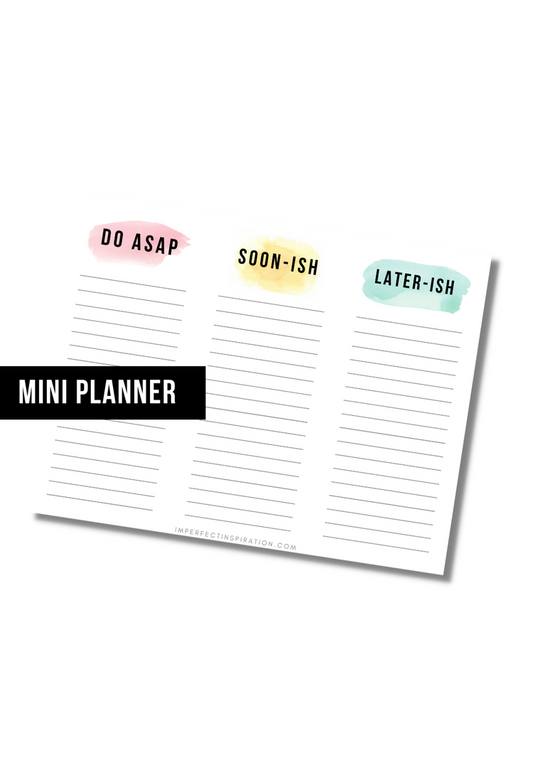 Mini Stoplight Priority List Notepad