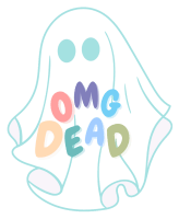 Omg Dead Holographic Ghost Sticker