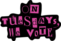 On Tuesdays We Vote Sticker