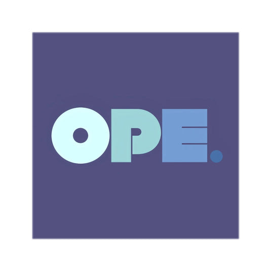 Ope Blue Sticker
