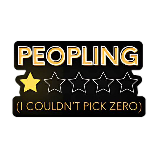 Peopling 1-Star Sticker