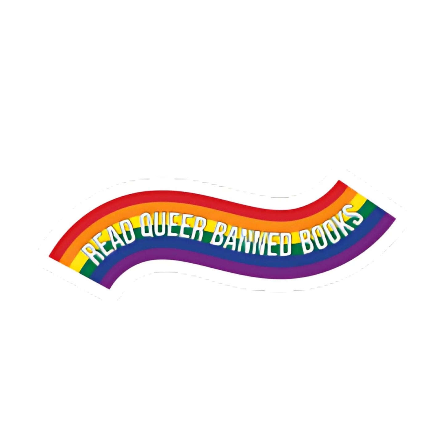 Read Queer Banned Books Sticker