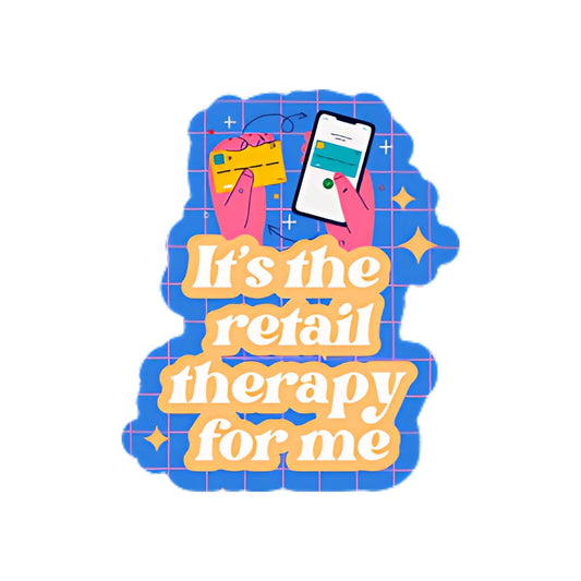 Retail Therapy Sticker