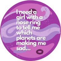 Which Planets Are Making Me Sad Sticker