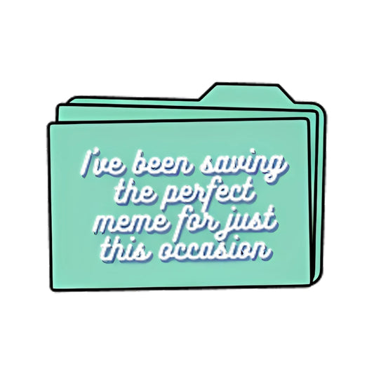 Perfect Meme Folder Sticker