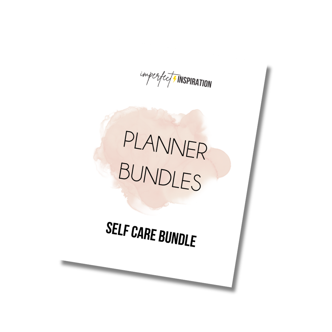 Self Care + Mental Health Bundle Printable Digital Download