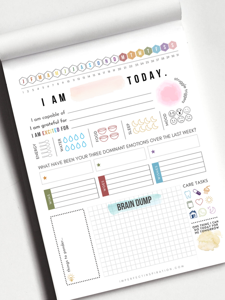 Self Care Daily Routine Tracker