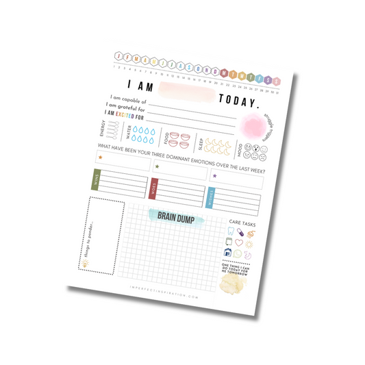 Self Care Planner Digital Download