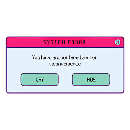 Life System Error Sticker