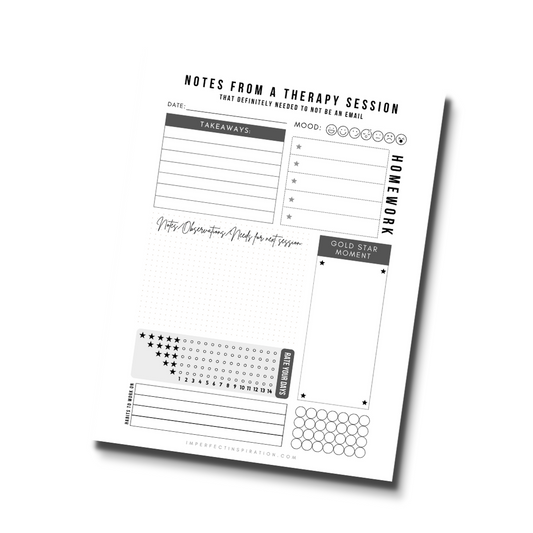 Therapy Planner - Digital Download