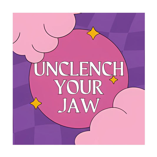 Unclench Your Jaw Bubble Sticker