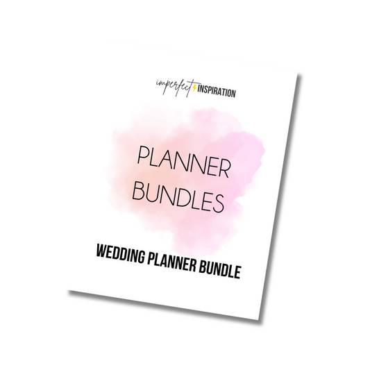 Wedding Planner Bundle Digital Download