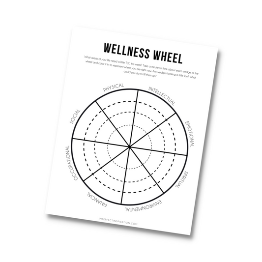 Wellness Wheel Digital Download