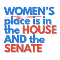 Women's Place is In The House Sticker